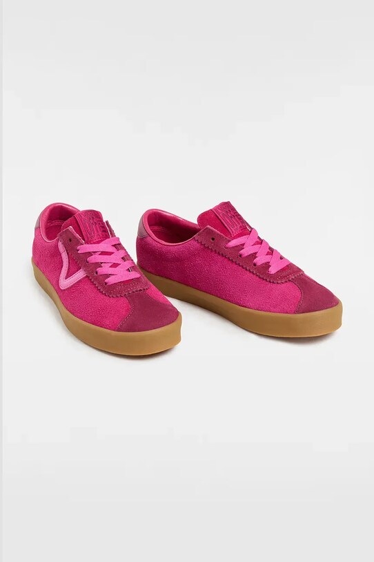 Semišové tenisky Vans Sport Low VN000CQRYLZ1 ružová SS25