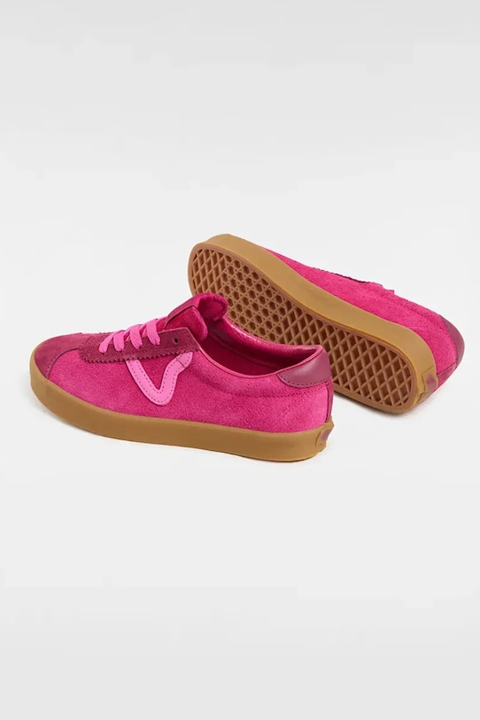 Semišové tenisky Vans Sport Low ružová VN000CQRYLZ1