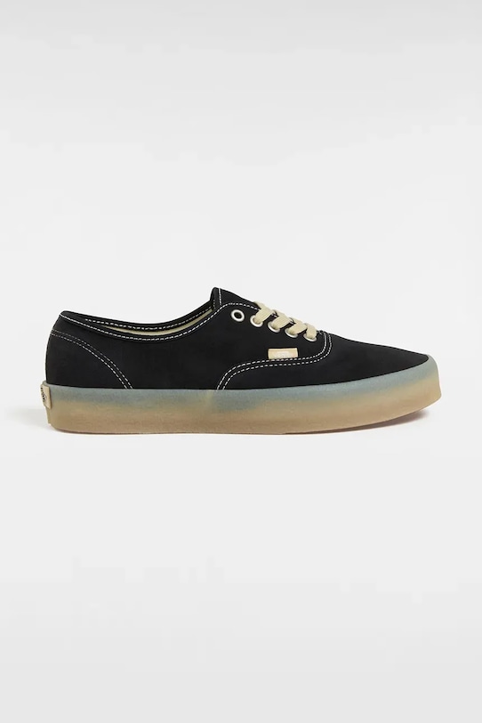 Σουέτ sneakers Vans Authentic φλατ μαύρο VN000CRQ6RJ1