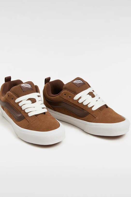 Σουέτ sneakers Vans Knu Skool VN000D6CDFM1 καφέ SS25