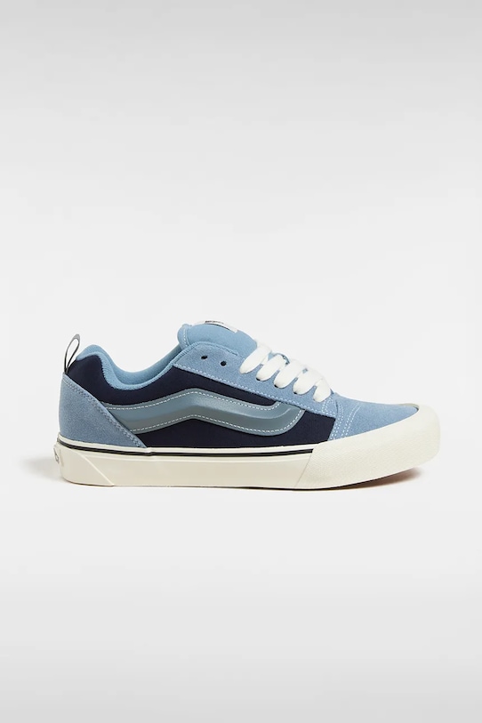 Vans tenisówki zamszowe Knu Skool tekstylny niebieski VN000D6CJDU1