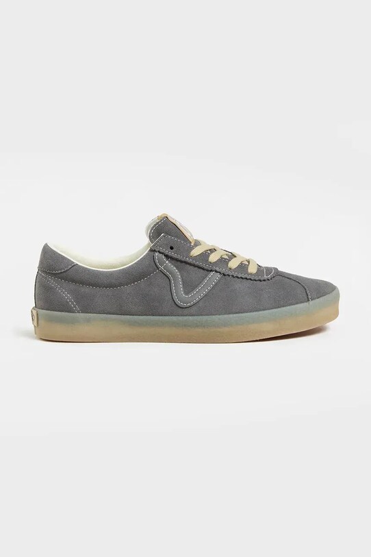 Semišové tenisky Vans Sport Low plochá sivá VN000D6NPWT1