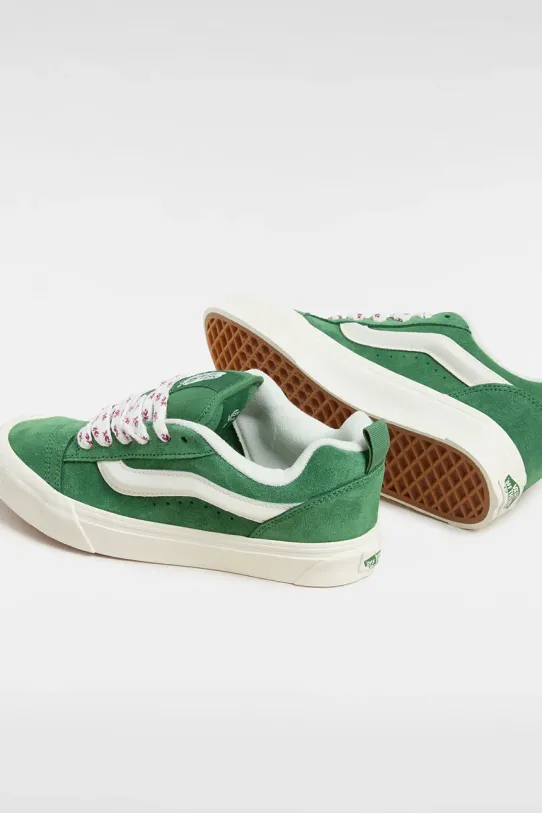 Vans tenisi din piele intoarsa Knu Skool verde VN000D6ZBR11