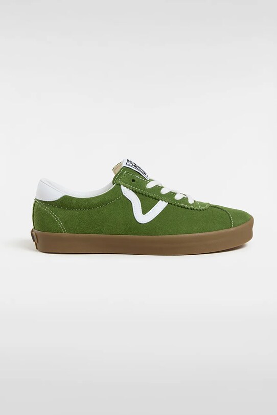 Vans tenisówki zamszowe Sport Low tekstylny zielony VN000D8XLIM1