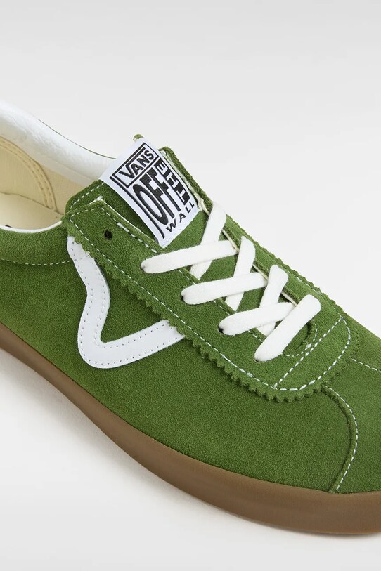 Obuwie Vans tenisówki zamszowe Sport Low VN000D8XLIM1 zielony