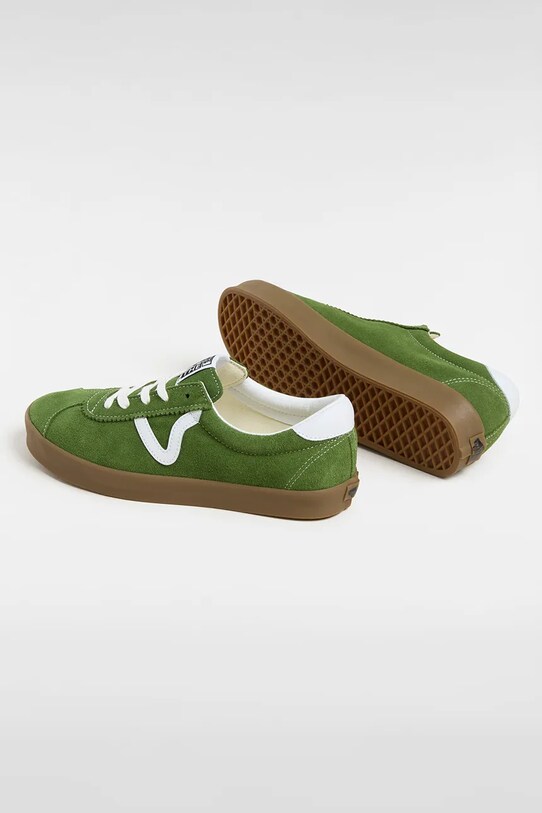 Vans tenisówki zamszowe Sport Low zielony VN000D8XLIM1