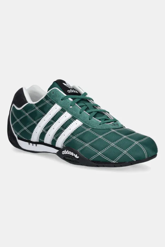 Маратонки adidas Originals Adiracer LO велур зелен JP7014