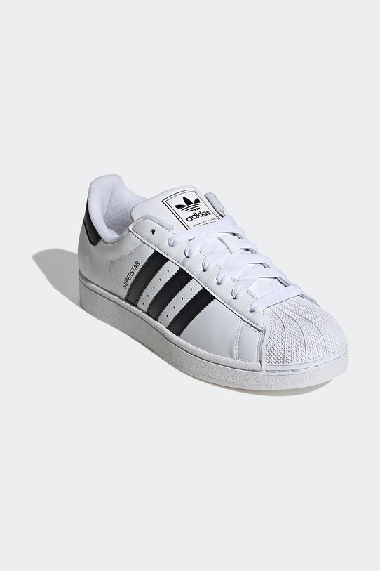 Шкіряні кросівки adidas Originals Superstar II IH8659 білий SS25