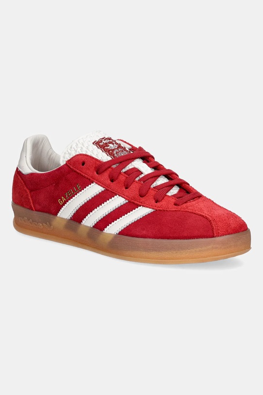 Tenisice od brušene kože adidas Originals Gazelle Indoor PRO brušena koža crvena JH5431