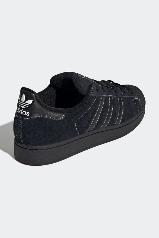 Παπούτσια Σουέτ αθλητικά παπούτσια adidas Originals Superstar II JH5470 μαύρο