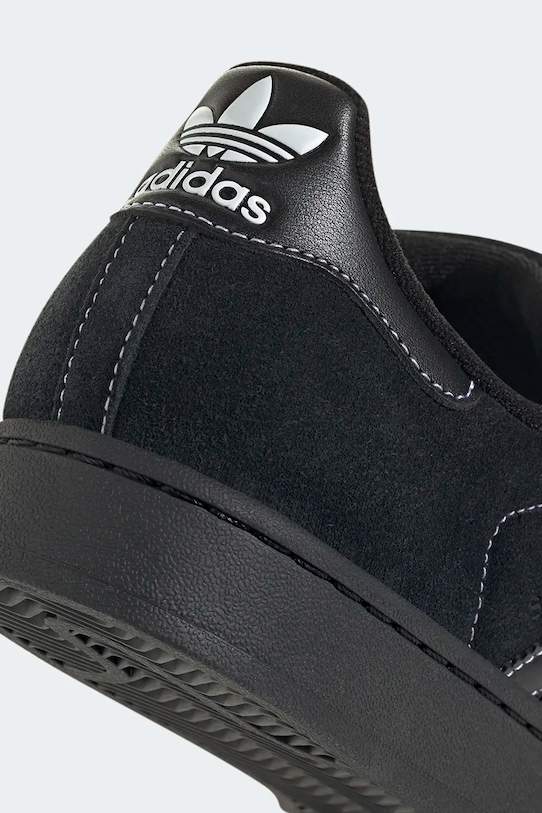 Σουέτ αθλητικά παπούτσια adidas Originals Superstar II μαύρο JH5470