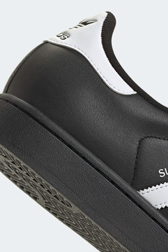 Kožne tenisice adidas Originals Superstar II crna JI0079