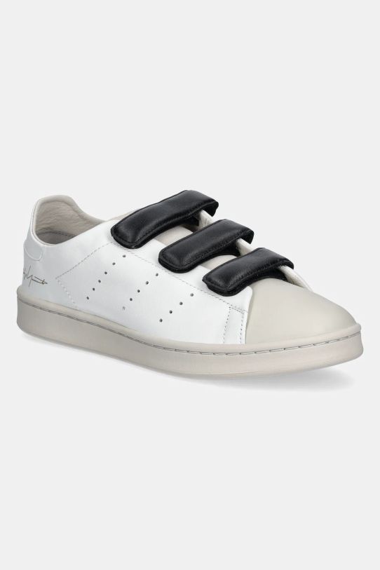 Δερμάτινα αθλητικά παπούτσια Y-3 Stan Smith Velcro φλατ λευκό JQ5000