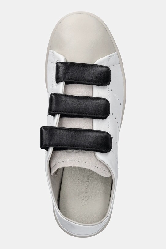 Кожени маратонки Y-3 Stan Smith Velcro бял JQ5000