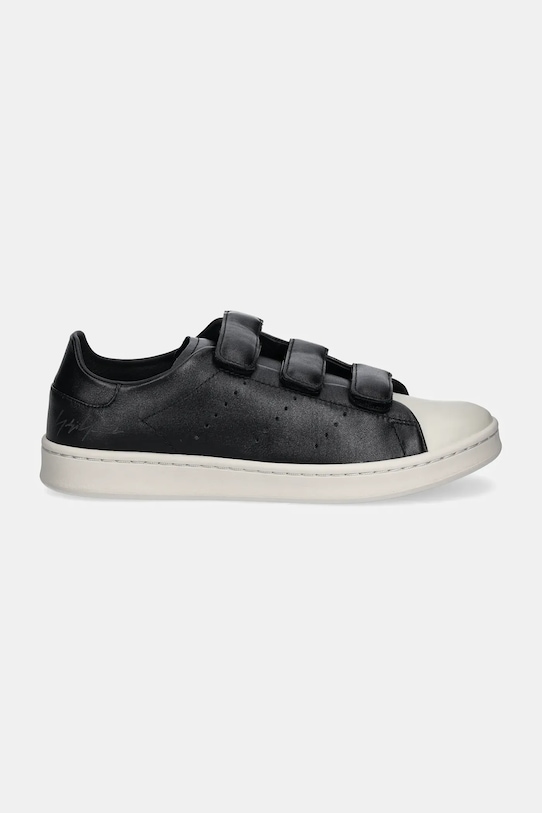 Y-3 leather sneakers Stan Smith Velcro JQ5001 black SS25