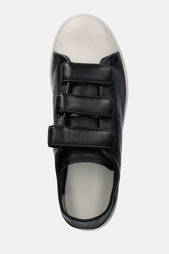 Kožené tenisky Y-3 Stan Smith Velcro černá JQ5001