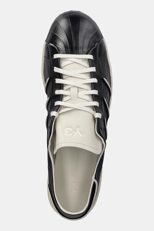 Y-3 sneakersy skórzane Superstar czarny JS0575