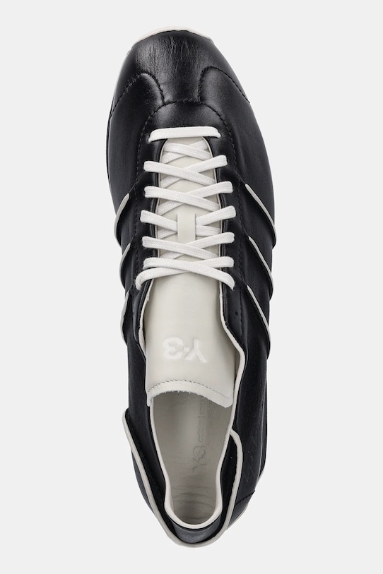 Шкіряні кросівки Y-3 Country чорний JS0586