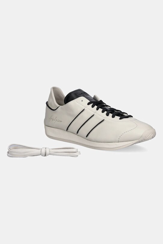 Y-3 sneakersy skórzane Country beżowy JS0588