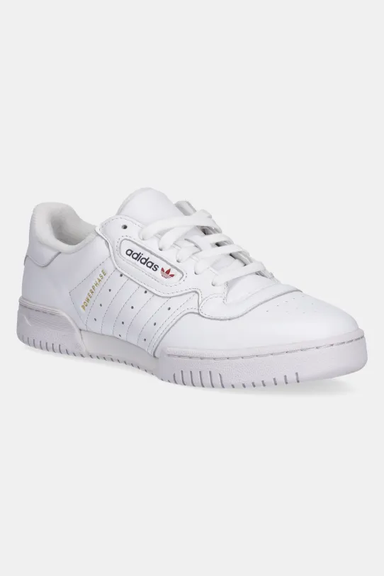 adidas Originals sneakersy skórzane Powerphase niska biały JH5481