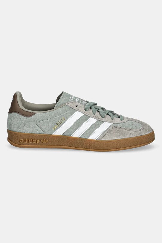 adidas Originals sneakersy zamszowe Gazelle Indoor JI3526 zielony SS25