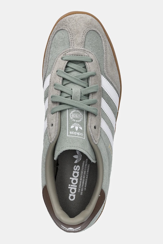 adidas Originals sneakersy zamszowe Gazelle Indoor zielony JI3526