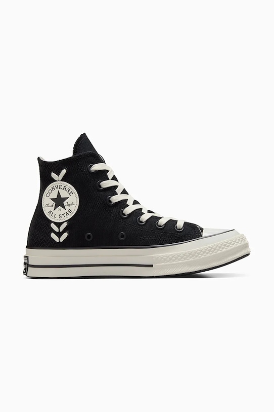 Πάνινα παπούτσια Converse Chuck 70 φλατ μαύρο A10669C