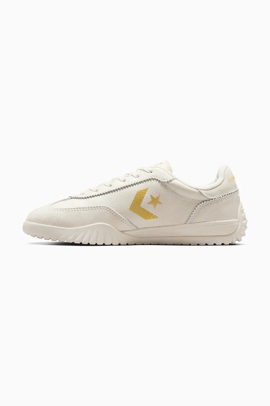 Usnjene superge Converse Run Star Trainer A12778C bela