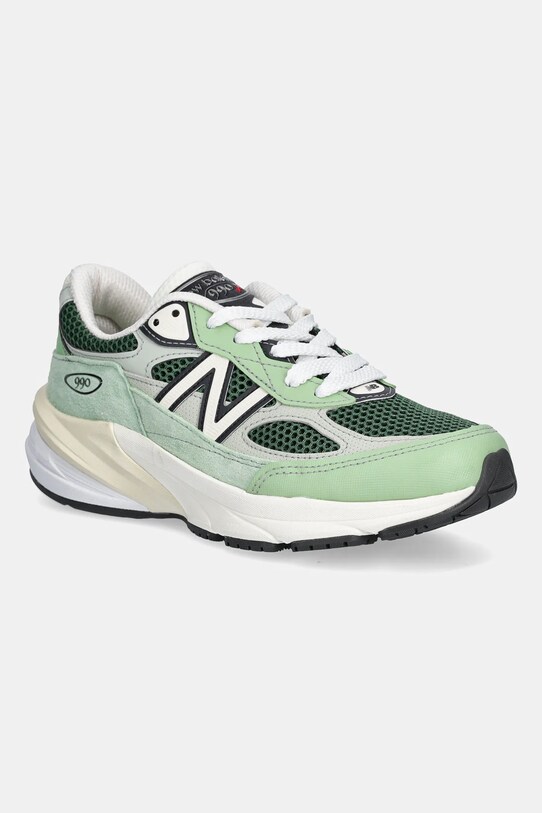 New Balance sneakersy U990AB6 tekstylny zielony U990AB6