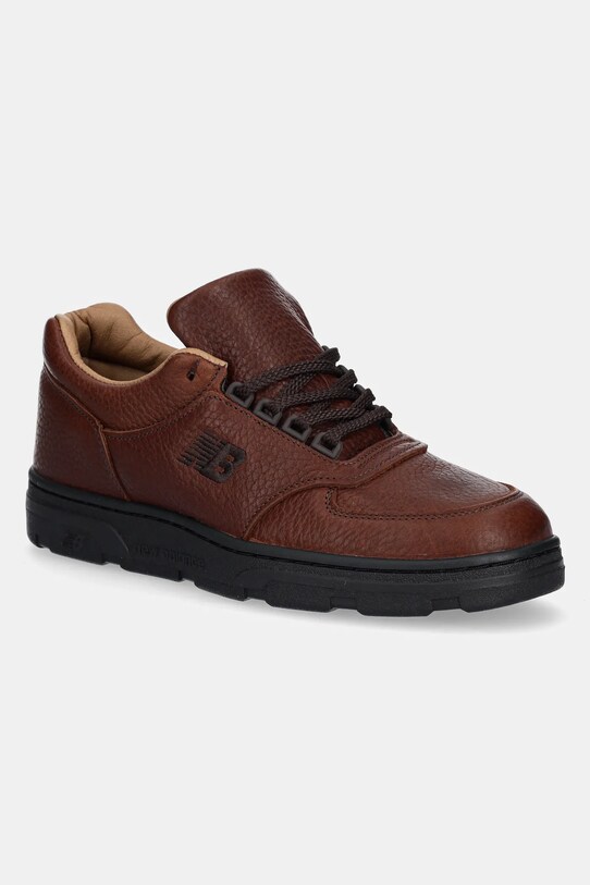 Kožne tenisice New Balance UADWBRN Allerdale Made in UK UADWBRN smeđa SS25