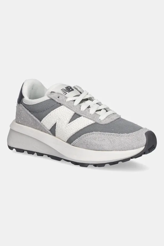 Tenisky New Balance 370 semišová koža sivá U370AH
