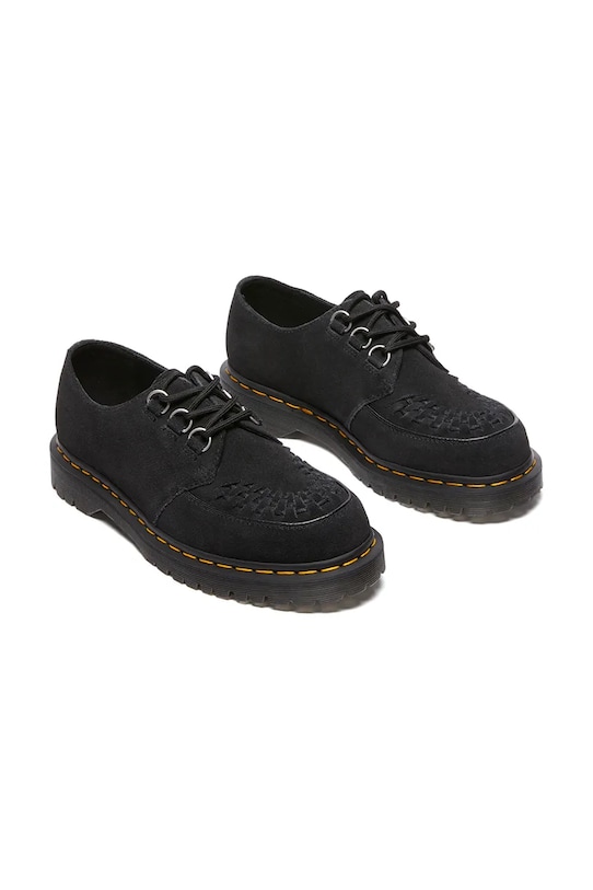 Dr. Martens półbuty zamszowe Ramsey DM40572001 czarny SS25