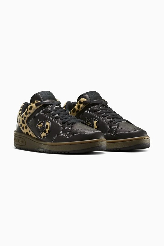 Converse sneakersy skórzane Weapon A12707C czarny SS25