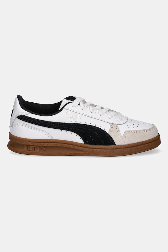 Puma sneakersy skórzane Indoor 401360 biały SS25