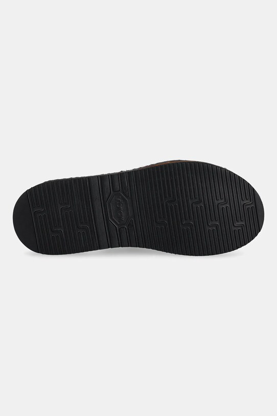 Παντόφλες σουέτ Fracap Mules S100 καφέ