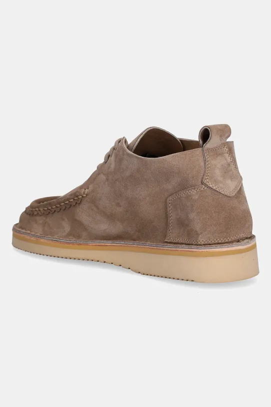 Obuwie Fracap półbuty skórzane Shoes H146 beżowy