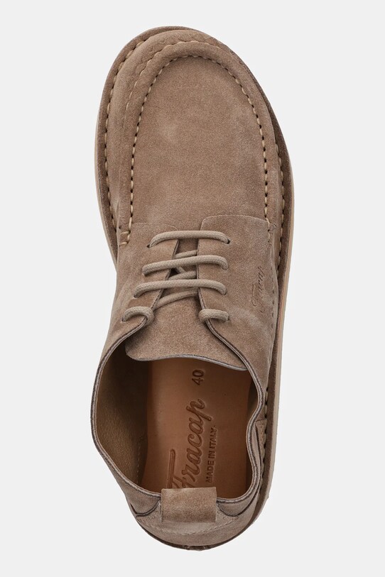 Fracap półbuty skórzane Shoes beżowy H146