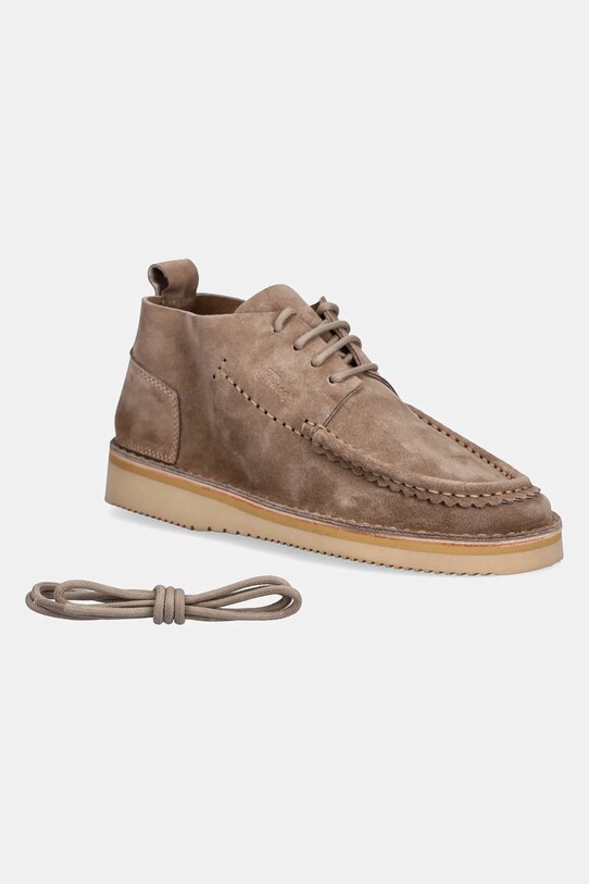 Fracap półbuty skórzane Shoes H146 beżowy