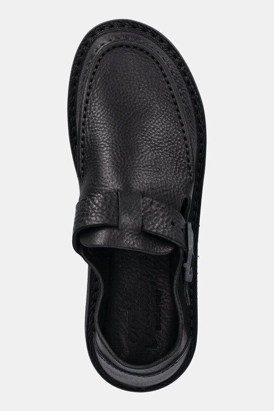 Kožené mokasíny Fracap Sandals čierna D151