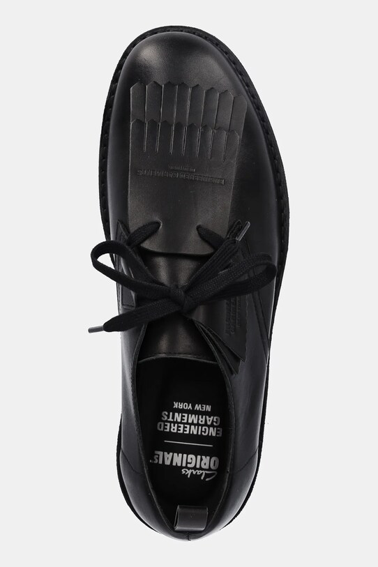 Clarks Originals półbuty skórzane x Engineered Garments Desert Khan czarny 26183855