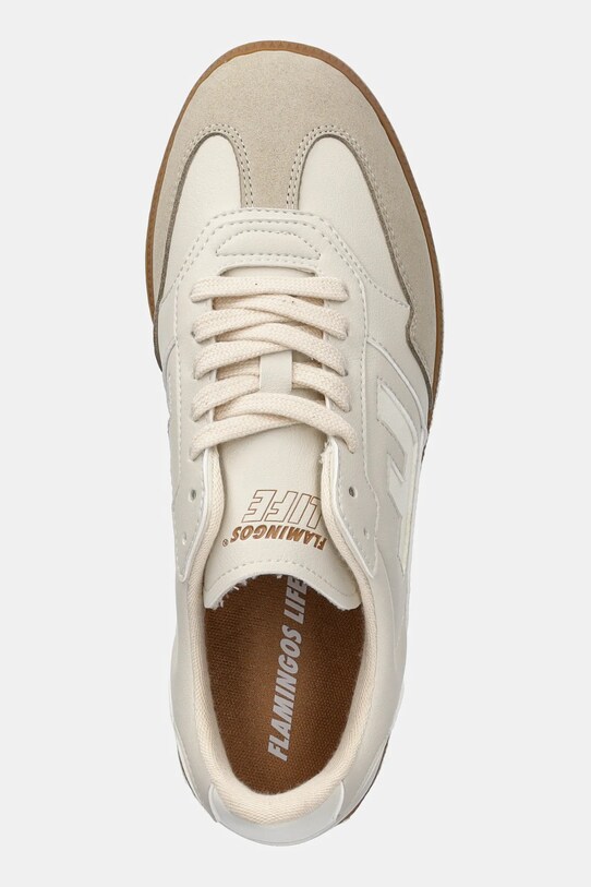 Flamingos sneakersy Burela Slim beżowy BSGESWHI