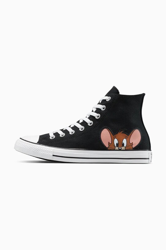 Converse teniși Converse x Tom and Jerry Chuck Taylor All Star negru A15113C