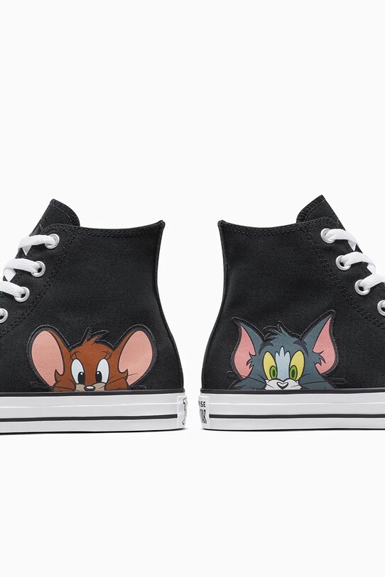 Converse teniși Converse x Tom and Jerry Chuck Taylor All Star A15113C negru