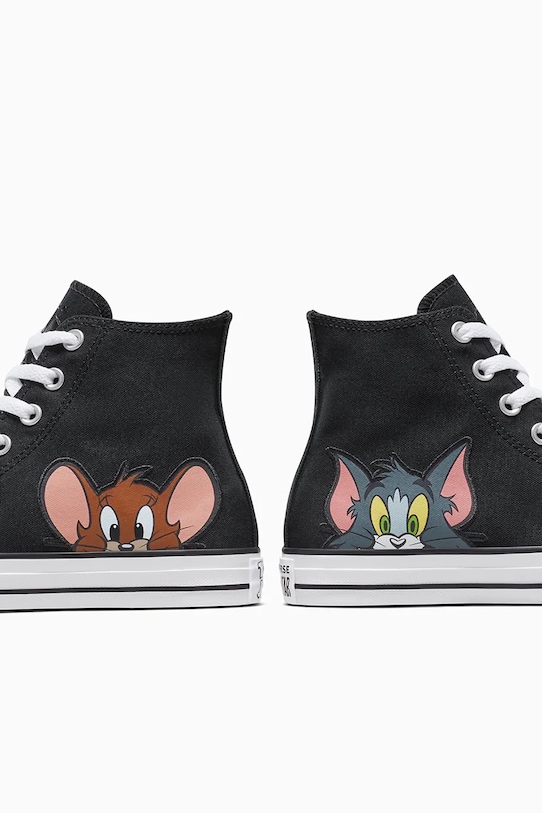 Converse teniși Converse x Tom and Jerry Chuck Taylor All Star A15113C negru