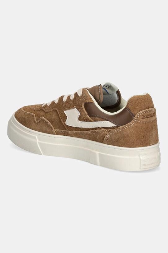 Încălțăminte Stepney Workers Club sneakers din piele intoarsă PEARL S-STRIKE GEO-MERGED YA24200 maro