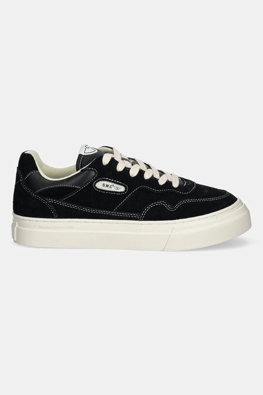 Tenisice od brušene kože Stepney Workers Club PEARL SUEDE YA20015 crna SS25