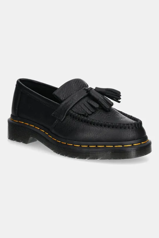 Kožené mokasíny Dr. Martens Adrian YS Tassel Loafer plochý černá DM31997001