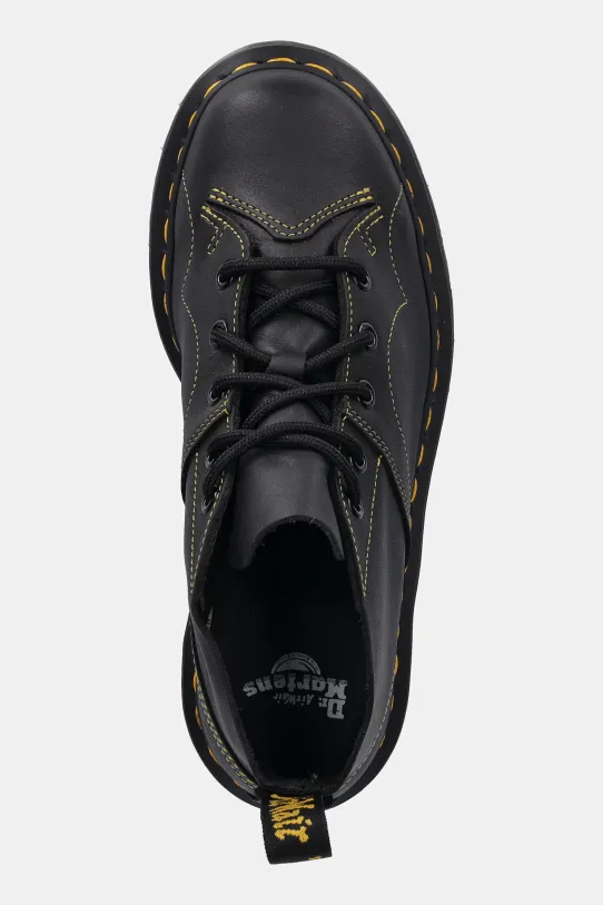 Dr. Martens pantofi de piele Church Monkey Boot negru DM41089001