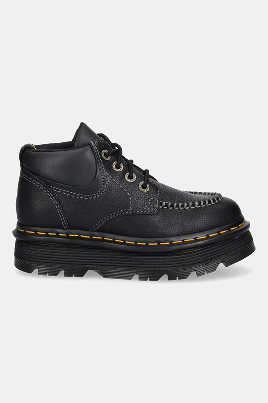 Dr. Martens scarpe in pelle ZebZag 4 Eye 4 Eye Boot DM41119001 nero SS25