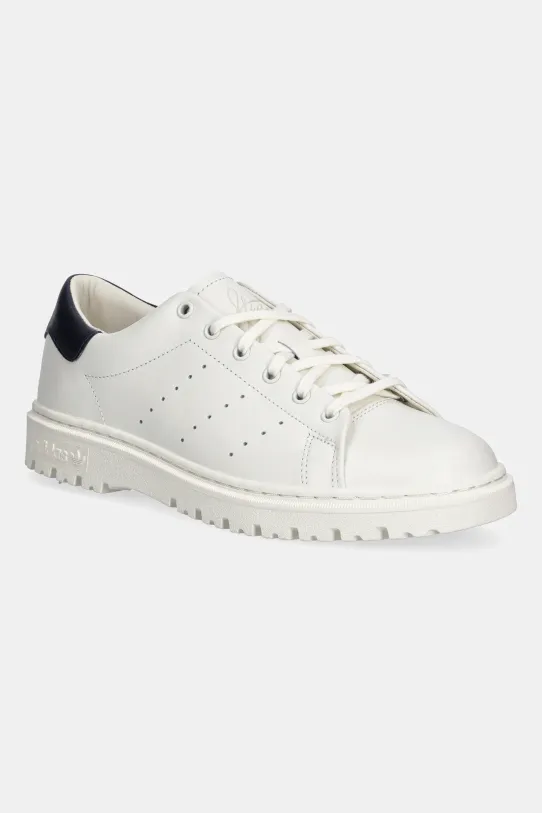Kožne tenisice adidas Originals Stan Smith Freizeit ravni bijela JH7402